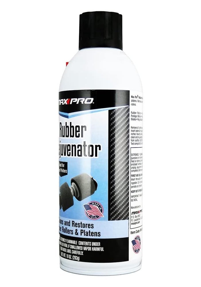 Max Professional 2145 Rubber Rejuvenator - 10 oz. for Cleaning and Restoring Rubber Rollers and Platens - Image 2